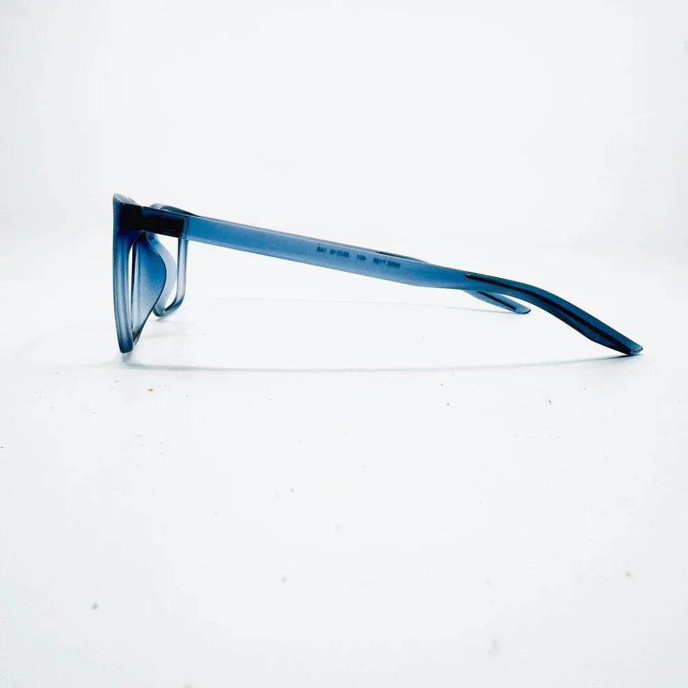 Nike Eyeglasses Unisex Blue Matte Square Frames 7126 401 50-18-145